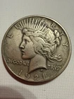 1921 Peace Silver Dollar - First Year High Relief - Nice Circulated Details!!