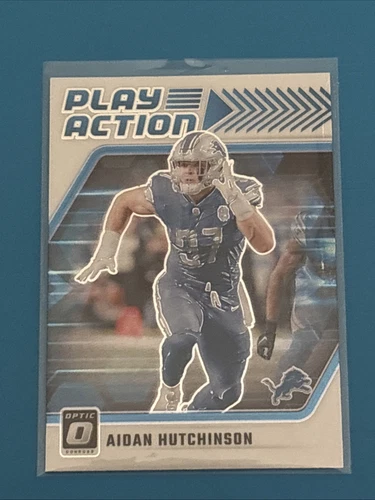 Aidan Hutchinson 2024 Donruss Optic Play Action Detroit Lions #20 - Picture 1 of 2