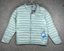Image of Columbia Corelite Down Jacket XL Mens Teal Omni Shield Puffer NWT