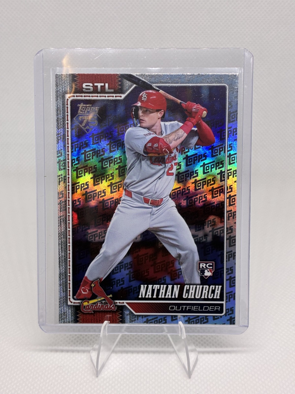 2026 Topps Series 1 - Nathan Church #24 Topps Logo (RC)