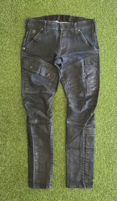 G-Star Raw Airblaze 3D Skinny Cargo Pocket Pants Midnight Navy Blue Jeans 32x30