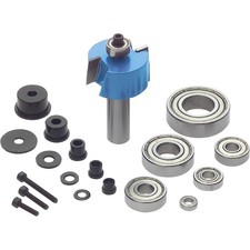 DC1828 Deluxe 3/4" Rabbeting Set with 7 Bearings 1/2" Shank