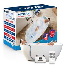 Electric Bubble Massage Bathtub Mat Non-Slip Full-Body Waterproof Hot Tub S...