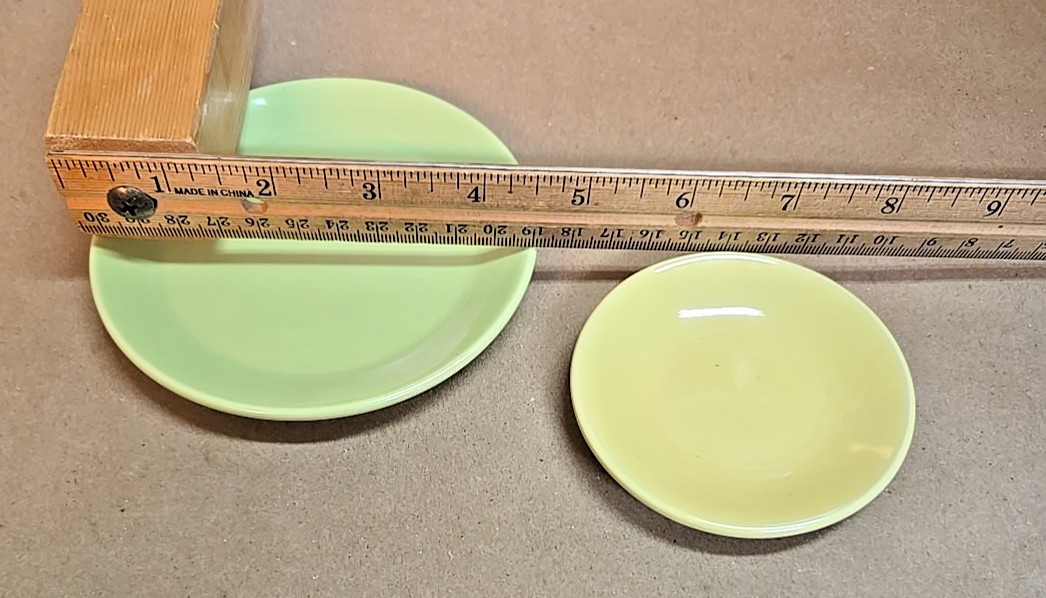 16 Piece Ceramic Multicolor Child Play Dinner Ware Set; Incomplete