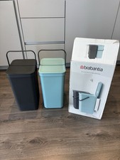 Image of Brand new Brabantia Sort & Go Built-in Waste Bins Mint/Grey, 2x 16L, 2 Units
