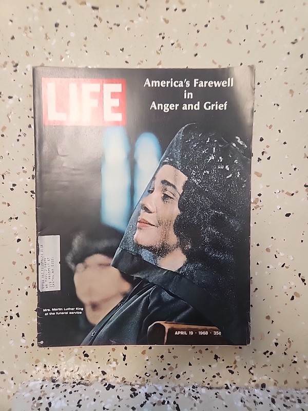 Life Magazine April 19 1968  Anniversary Birthday Present Mrs Martin Luther King