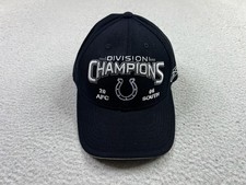 Indianapolis Colts Hat Cap Strap Back Mens NFL Football Division Champs Reebok