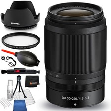 Nikon NIKKOR Z DX 50-250mm f/4.5-6.3 VR Lens - 7PC Bundle AUTHORIZED DEALER