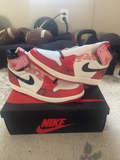 Air Jordan 1 Retro High OG Spider Verse University Red Black Mens 13 DV1748 601
