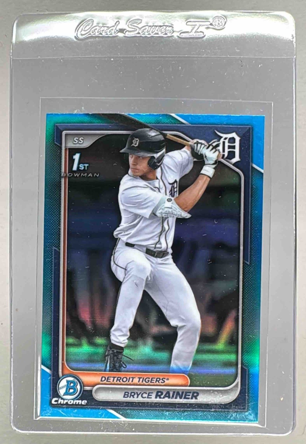 Bryce Rainer 2024 Bowman Draft #BDC-86 Sky Blue Refractor Chrome 1st RC
