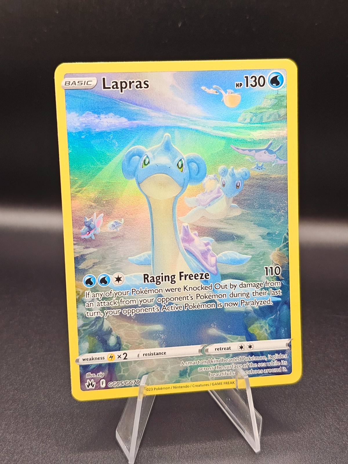Lapras Crown Zenith: Galarian Gallery GG05/GG70 NM Pokemon TCG