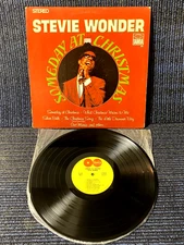 🎄Stevie Wonder - Someday At Christmas Vinyl LP (VG ) Tamla TS 281 (1968) 🎄