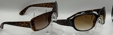 Ellen Tracy Sunglasses Bundle 2pc Tortoise Brown Gradient