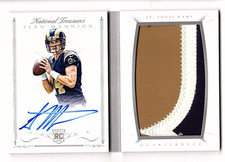 Sean Mannion RC 2015 National Treasures Jumbo Rookie Signatures Booklet SP /25