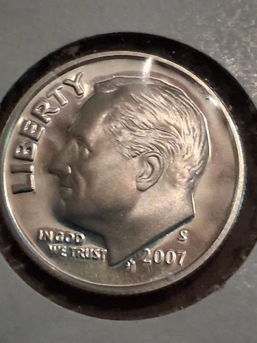 2007 S 90% Silver Roosevelt Dime - Proof, Gem (CQ0004)