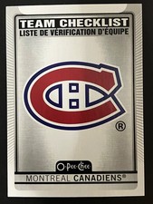 2021-22 O-Pee-Chee Team & Set Checklists - Wings Habs Knights Blues Pens