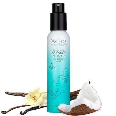 Pacifica Indian Coconut Nectar Perfume Tropical Gourmand Scent 5 Fl Oz Vegan 