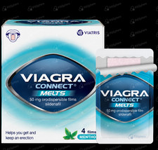 Viagra Connect Melts Orodispersible Film 50mg 4 Strips