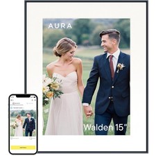 Digital Picture Frame with WiFi App Control Unlimited Free Storage Easy Setup