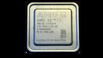 AMD K6/2-500 AFX CPU #400D