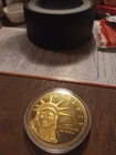 Statue of Liberty Modern Gold Commemorative Coin 'Liberty Enlightening the Worl…