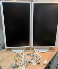 2x Fujitsu B24-8TE Pro 23,8" IPS FHD Dual Monitor Set DP/DVI/VGA/USB Hub Pivot