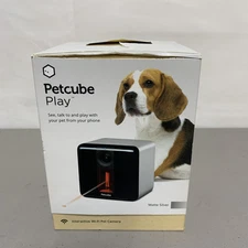 Petcube Play - Interactive Wi-Fi Pet 1080P Camera With Laser (Matte Silver)