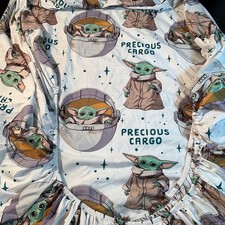 Star Wars The Mandalorian Grogu Precious Cargo Fitted Sheet Baby Yoda