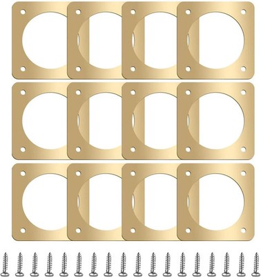 12 Pcs 1 1/2 Inch Opening Bluebird Metal House Hole Guard Portal Bird House Prot