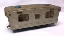 Vintage SSS Shioji Company Tin Camper Travel Toy Trailer Japan
