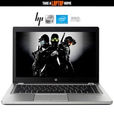 HP Folio Laptop i5 2.9GHz SSD HD 14.1" Office AntiVirus WiFi Backlit Keyboard