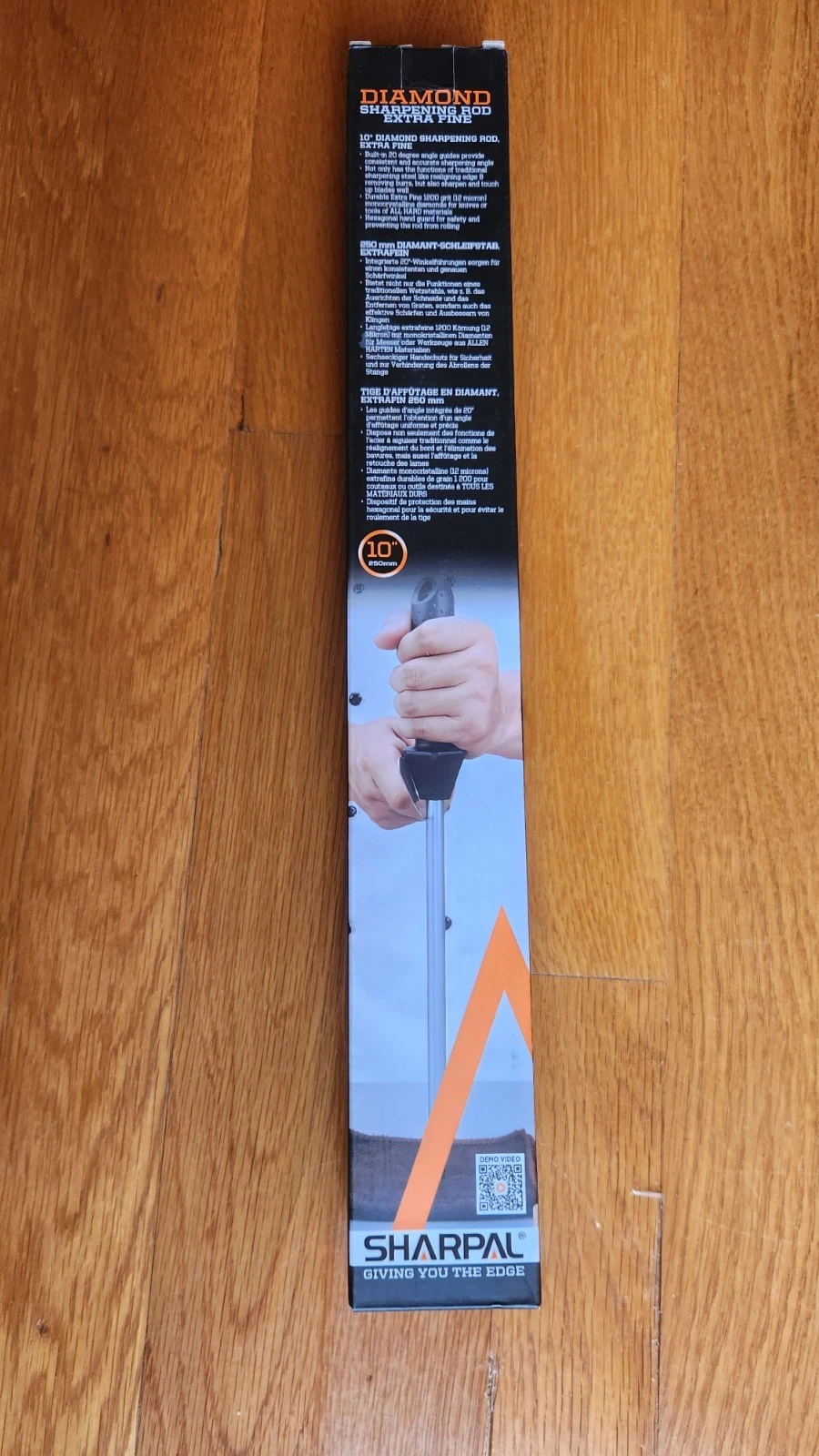 SHARPAL 119N Diamond Sharpening Steel – Professional Solid Knife Sharpener