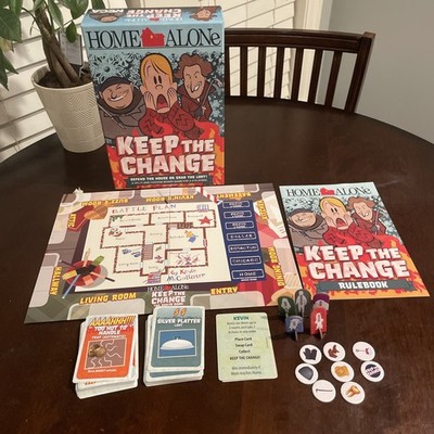 Neca Home Alone Keep The Change Board Game Kevin Marv Harry Complete