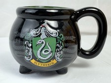 Harry Potter Slytherin Mug 23oz 3D Black Ceramic Cauldron Cup Wizarding World