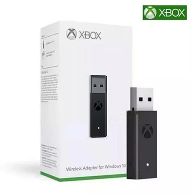 Official Microsoft XBOX ONE Wireless Controller USB Adapter for Windows 10, 11