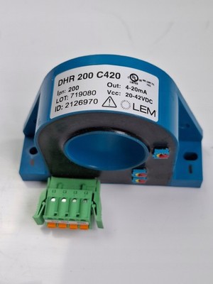 LEM DHR 200 C420 Current Transducer 200A 4-20mA True RMS AC/DC