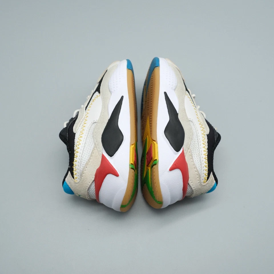 Puma RS-X3 WH AC Inf Tenis Zapatos Niños Pequeños Talla 5C Blanco Negro 374500 01 Foto 4 de 4