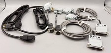 Lot 3 AMP DB25 DB9 Serial Interface Cable Kits AC Power Cord Hayes Modem