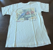 Vintage 1994 Marjolein Bastin Hallmark Bird Feeder T-Shirt USA Made Medium