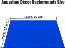 Blue Black Aquarium Background Poster Fish Tank Background Wallpaper Aquarium...