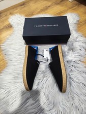 Tommy Hilfiger Men's Black Espadrilles, Size UK 8, New With Box