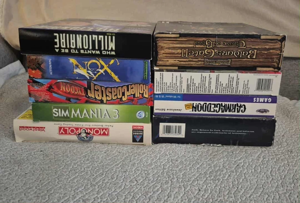 Big Box PC Games Lot - Empty Boxes - Some Contents - Image 3 of 4