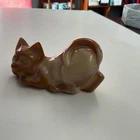 2005 Fenton Glass Cat Centennial Exclusive