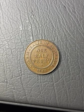 1931 Australian Half Penny-KGV- Pre Decimal Coin- Scarce Date- High Grade-MB1