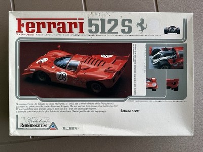 New Ferrari 512S 1:24 Scale Model Kit Union Model Co Made In Japan