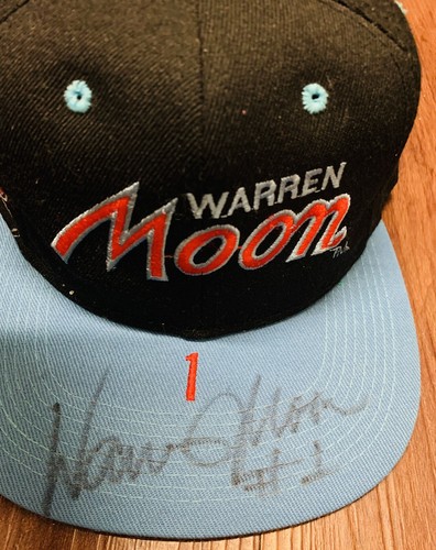 Rare 90’s Vintage NFL Pro Sports Specialties Houston Oilers HOF Warren Moon Hat - Picture 7 of 14