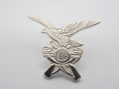 Cozzi Gioielli Alpini 925 Sterling Silver Jacket Pin Badge - Fregio