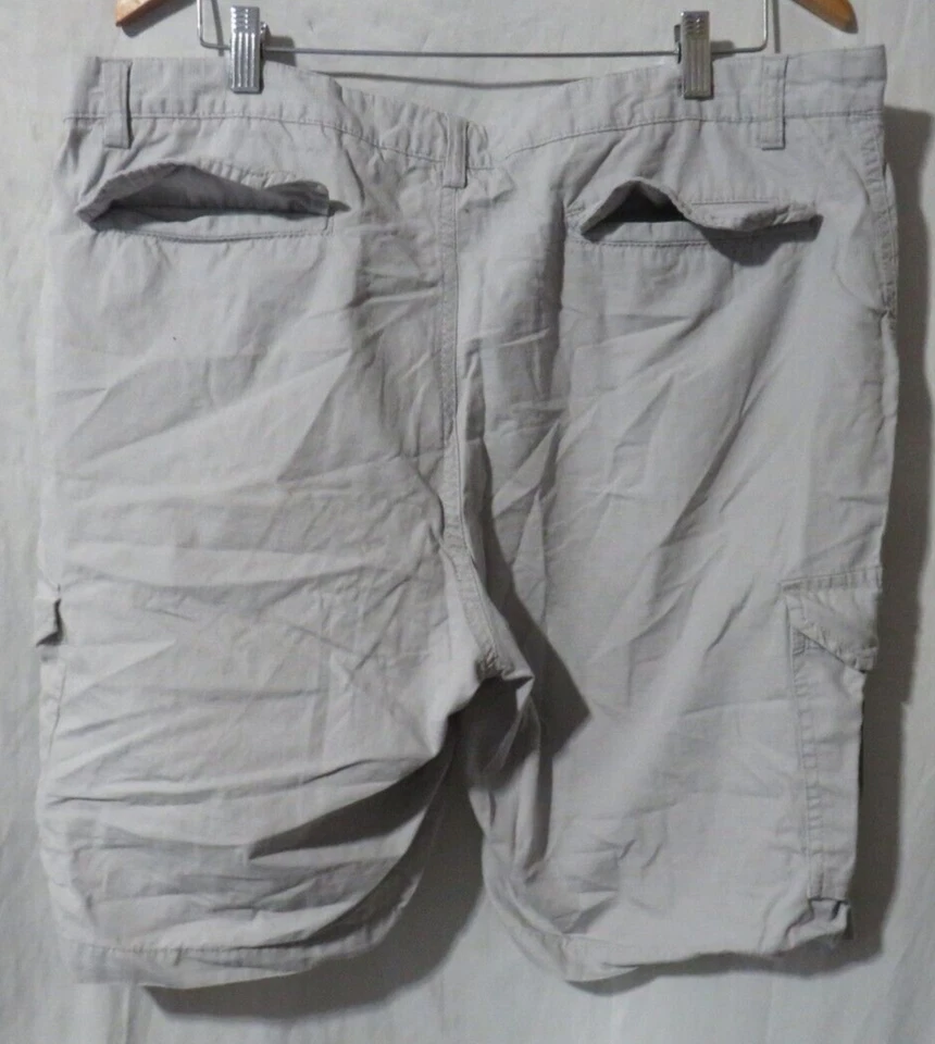 Pantalones Cortos Reed Edward Cargo Gris Talla 38w x 10L Foto 2 de 4