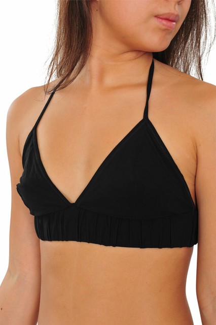 black burberry bikini