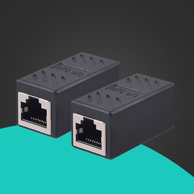 2pcs RJ45 Kupplung Cat7 Cat6A Cat6 LAN Verbinder für Verlängerung Modul Kabel